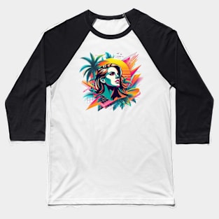 Lana Del Rey - Tropical Sunset Baseball T-Shirt